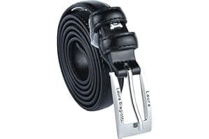 LAURA BIAGIOTTI Biagiotti Cintura Donna Sottile in Vera Pelle, Accorciabile con Scatola