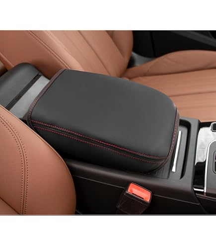 Copri Bracciolo Per VW T-Roc 2018-2024 - In PU E Fibra Carbonio, Anti-Graffio - Foto 2