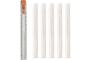 Carkio 1 soporte plano para esteatita con 6 recambios, herramienta de soldadura de acero talco con soporte para hacer marcas desmontables en acero, aluminio y hierro fundido.