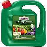 Substral Gartendünger Universal, Flüssigdünger für Blumen, Sträucher, Bäume, Beeren, Obst und Gemüse, 4 L