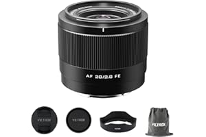 VILTROX Objectif AF 20mm F2.8 f/2.8 pour Monture Sony E, Objectif autofocus Grand Angle Plein Format Compatible avec Appareil Photo Sony E-Mount Alpha a7 a7III a7R a7RII I a7RIV a7S a7SII a9 a7C