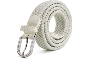 AnJuHoPa Ceinture élastique multicolore pour garçons et filles de 2,5 cm ou 3.0cm de large et 80 cm ou 100 de long à la mode et durable facile à utiliser