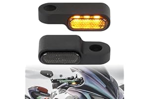 ‎EVERMOTOR evermotor 3 LED Universal 12 V Pack of 2 E24 Mini Motorcycle LED Indicators Aluminium Alloy in Investment Casting IP67 Waterproof E Tested