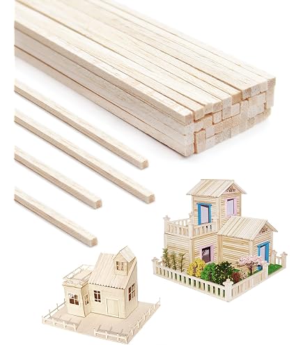 Lot De 24 Bobines Carrées En Bois Dur Pour Dentelle Aux Fuseaux - Finition Laquée, 3/8 X 4 Pouces