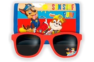 KIDS EUROSWAN HOVUK® Paw Patrol UV Protection Purple Frame Sunglasses with Wallet for Boys Girls Summer Accessories, printed Popular TV Disney Character 3+Years