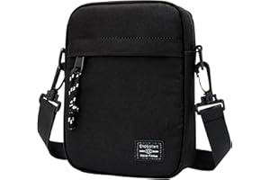 Vaupan Small Crossbody Bag Shoulder Bag For Men, Women Mini Messenger Bag Water Resistant Satchel Bag for Work Travel