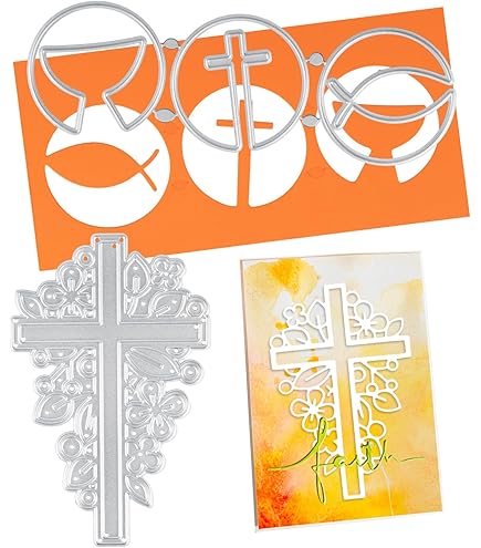 Matrices De Découpe En Métal Pour Croix, Pochoir, Album, Papier, Carte T