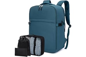 Lossga Sac à Dos Voyage Avion Bagages Valise Cabine 45x36x20 pour Easyjet Sac Cabine avec Organiseurs de Bagage, avec Compartiment pour Ordinateur