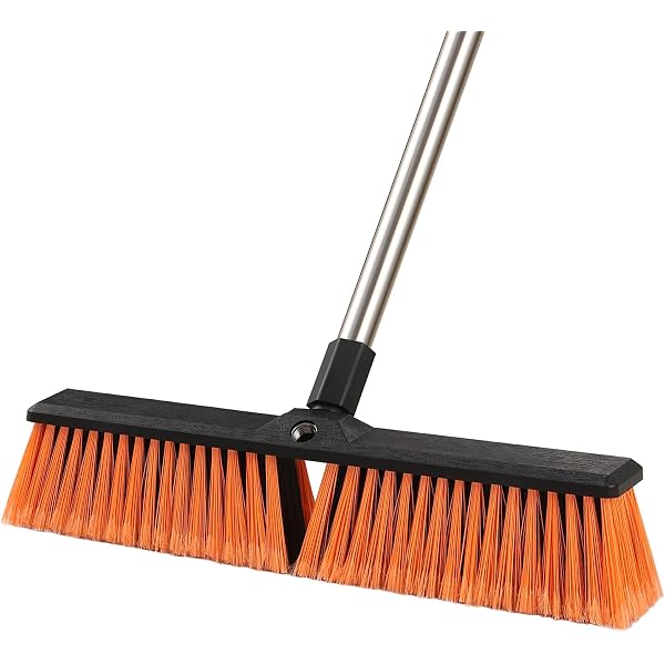KOTARBAU® Escoba Plana, Barrendero, Ecoba con cerdas largas, Escoba Universal, Escoba de Nylon con Mango de Madera, Cepillo Industrial, Escoba de hogar KOTARBAU® Escoba Plana, Barrendero, Ecoba con cerdas largas, Escoba Universal, Escoba de Nylon con Mango de Madera, Cepillo Industrial, Escoba de hogar