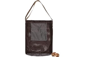 YEAHBOOM Torba na polowanie na grzyby, do zbierania owoców, paszę, siatkowa do żywności, z duzą pojemnością i regulowanym paskiem na ramię