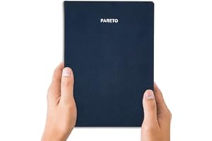 ‎PARETO Pareto Planer (undatiert) – Perfekt organisiert Ziele erreichen, Produktivität steigern, gute Gewohnheiten entwickeln | Buchkalender, Wochenplaner, Tagesplaner, Erfolgsjournal, Organizer | Navy