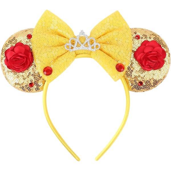 Weihnachts- & Halloween-Mausohren-Stirnband Mit Pailletten – Für Frauen & Mädchen
