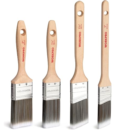 Lasurpinsel-Set 3-teilig – Flachpinsel 30mm, 50mm & 100mm Für Streifenfreies Streichen