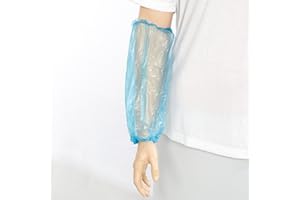 JAKERA Polyethylene Disposable Oversleeves Pack Of 100 - Availible in 5 colours (Blue)
