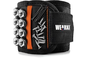 WEARXI Gifts for Men, Magnetic Wristbands for Men Tools, Presents for Mens Gifts for Him/Dad, Christmas Dad Birthday Gadgets 