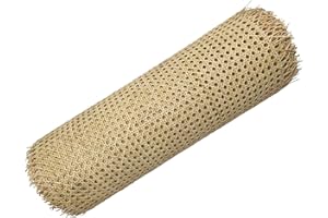 Feyart Rouleau de toile en rotin naturel 40 cm largeur, x 2 m long, fournitures pour le recyclage meubles, les projets bricolage, la décoration maison Naturel, Écru 200