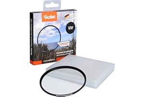 Rollei F:X Pro Rundfilter (49 mm, UV-Filter) Schraubfilter aus Gorilla®* Glas mit hoher Farbtreue und Reflexionsfreiheit