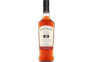 ‎BOWMORE Bowmore 15 Jahre | Islay Single Malt Scotch Whisky | mit Geschenkverpackung | rauchig mit einem Hauch von Sherry | 43% Vol | 700ml Einzelflasche