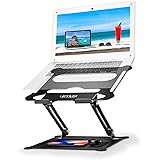 Urmust Laptop Notebook Stand Holder, Ergonomic Adjustable Ultrabook Stand Riser Portable with Mouse Pad Compatible with…