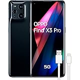 OPPO Find X3 Pro 5G - Teléfono Móvil libre, 12GB+256GB, Cámara 50+50+13+3 MP, Smartphone Android, Batería 4500mAh, Carga Rápi