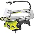 RYOBI 125W Scroll Saw RSW1240G 127mm Saw Blade 405mm Cutting Capacity Tilting Table Dust Extraction Work Light