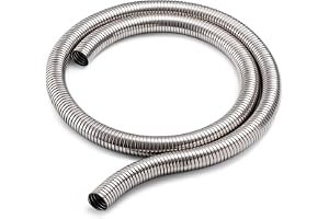 HZJD avgasrör flexrör av rostfritt stål (1,5 tum x 72,00 tum/38 x 1830 mm)