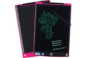 DIGISON DS-9500 LCD 12 Zoll Writing Tablet / Grafiktablet / Schreibtafel (Lila, inkl. Stift)