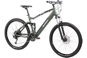 ‎F.LLI SCHIANO F.lli Schiano E-Fully 27.5 Zoll E-bike Pedelec , e bike Elektrofahrräder Mountainbike für Erwachsene Herren / Damen MTB Fahrrad mit Zubehör Batterie electric Motor Federgabel Display Elektrofahrrad