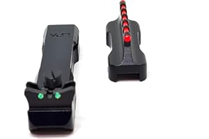 TACCA DI MIRA VERDE MIRINO SLUG PER BINDELLA E FUCILE IN FIBRA OTTICA LPA