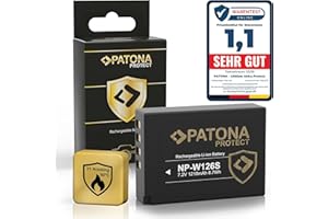 PATONA Protect Batería NP-W126s NP-W126 1210mAh con Sensor NTC y Carcasa V1 Compatible con Fuji Fujifilm XM5 X100F X100V X100VI XA1 XA2 XA3 XA5 XS10 XT3 XT20 XT30 II XT5 XT50 X-M5 X-S10