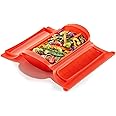 Lékué - Steam Case, Without Tray, silicone Red, 1-2 people, 650 ml