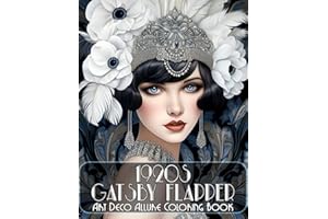 Gatsby Flapper 1920s: Art Deco Allure Coloring Book | Captivating Portraits Adorned With The Lavish Details of 1920s Fashion, From Bejeweled Headbands ... Cultures: A Timeless Portrait Coloring Books)