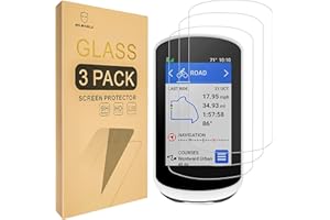 Mr.Shield Pellicola Protettiva per Garmin Edge Explore 2 Vetro Temperato [9H Durezza] [3 Pezzi] Protezione Schermo Senza Bolle