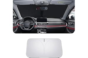 FDAIUN Per BMW X1/ix1 U11 2025 2024 2022 2023 Parasole per Auto Pieghevole Coprisole Auto Parabrezza bloccato i Raggi UV Protezione Parasole (Argento)