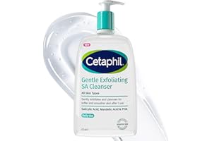 Cetaphil Gentle Exfoliating Salicylic Acid Cleanser, SA Face Wash & Body Wash for Dry, Rough & Bumpy Skin 473ml