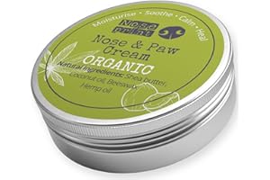 NOSEPRINT Baume protecteur de pattes de chien bio 100 % naturel - Baume hydratant pour pattes de chien - Hydrate et revitalise et soulage les coussinets secs et craquelés (30 ml, 1)