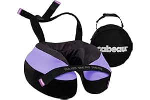 ‎CABEAU Cabeau Evolution TNE S3 Reisekissen - Nackenkissen für unterwegs - Memory-Foam-Flugzeugkissen - Nackenkissen mit Befestigungsriemen - Unterstützung für Reisen, Zuhause, Büro und Gaming (Paris)