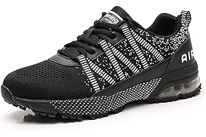 sotirsvs Hombre Mujer Air Zapatillas de Running para Zapatos para Correr y Asfalto Aire Libre y Deportes Calzado Ligeros y Transpirables 34-46 EU