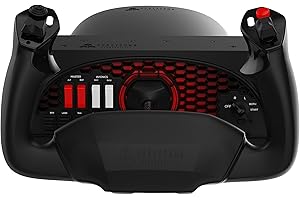 HONEYCOMB AERONAUTICAL Aerosoft Plaster miodu Alpha Flight Control FlugSimulator-Steuerhorn USB PC czarny