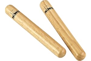 Nino Percussion Nino574 - Coppia di clavette in legno, Misura: M