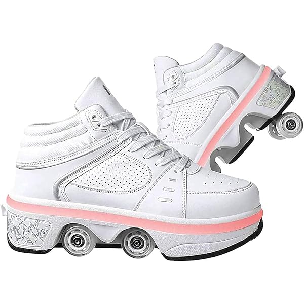 Unisex Kinder Skateboard Schuhe Mit Rollen - 2-in-1 Sportschuhe Mit Versteckten Rädern