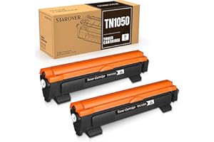 STAROVER TN 1050 Toner TN1050 Cartucce Compatibile per Toner Brother MFC 1910W Sostituzione Toner Brother DCP1612W DCP 1612W HL 1110 HL-1110 HL-1212W MFC-1810 DCP-1510 DCP-1610 DCP-1512 (2 Nero)