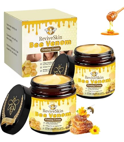 Bienengift Komplettcreme – Pflegende Bienengift Creme mit Feuchtigkeit & Hautkomfort, Schnell Einziehende Pflege für Trockene Haut, Sanfte tägliche Hautpflege für Alle Hauttypen Bienengiftsalbe, 60 G Kosmetik
