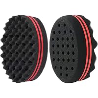2 Stück Curly Hair Brush / Afro Haarschwamm – Doppelseitig, Mit Großen Löchern, Für Lockiges & Krauses Haar