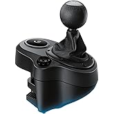 Logitech G Driving Force Vites, G29/G920/G923 i&ccedil;in, Geri Vitesli ve 6 Konumlu "H" D&uuml;zeninde Vites, &Ccedil;elik ve Deri Yapı, Siyah