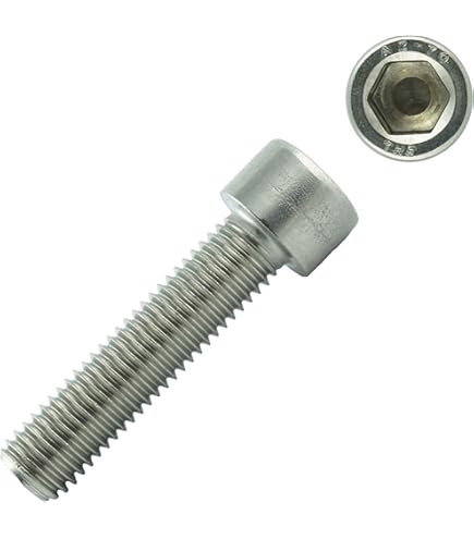 Bulloni A Spalla In Acciaio Inossidabile 316 Nero A Testa Ultra Bassa M6x16mm A4 - Foto 5