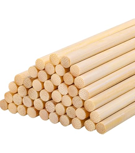 BENECREAT 6 Stück 10mm Schwarzer Acetal Copolymer Stab, 30cm Länge Runder Acetalstab Acetalstab Dübelstab Für Nicht Beschädigende Vorrichtungen DIY Bastelarbeiten