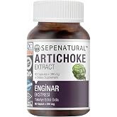 Sepe Natural Artichoke Extract | Enginar Ekstresi | 60 Capsules | 380 mg | Standardized Leaf Extract | No Additives | Made in
