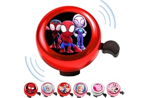 SIDESEA Accessori Bici Bambino, Campanello Bici Clacson Bici Cartone Animato Campanello Bicicletta con Suono Forte e Chiaro Bambino Bambina per Biciclette Bambini, Scooter, Bici Senza Pedali