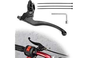 RUHUO 22mm Links Kupplungshebel, Aluminiumlegierung 7/8" Dirt Bike Kupplungshebel Ersatz für 196cc 6.5HP Massimo MB200 Heat Warrior MB165 MB200 Hensim Doodle Bug 97cc DB30 MBX11 MBX10 Mini Bike